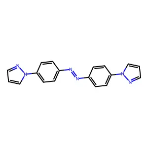 4,4'-Di(1-pyrazolyl)azobenzene structure