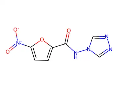 5-nitro-N-(4H-1,2,4-triazol-4-yl)furan-2-carboxamide structure