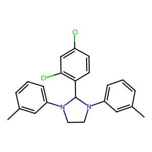 2-(2,4-Dichlorophenyl)-1,3-bis(3-methylphenyl)imidazolidine structure