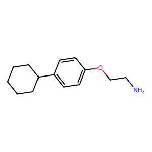 2-(4-Cyclohexylphenoxy)ethanamine structure