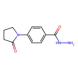 4-(2-Oxopyrrolidin-1-yl)benzohydrazide structure