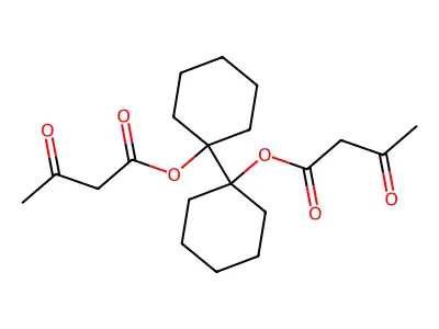 [1-[1-(3-Oxobutanoyloxy)cyclohexyl]cyclohexyl] 3-oxobutanoate structure