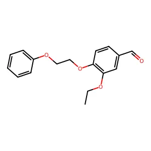 3-Ethoxy-4-(2-phenoxyethoxy)benzaldehyde structure