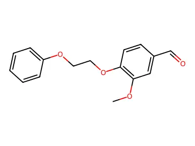 3-Methoxy-4-(2-phenoxyethoxy)benzaldehyde structure