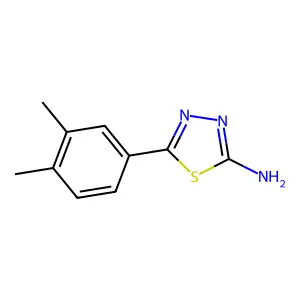 5-(3,4-Dimethylphenyl)-1,3,4-thiadiazol-2-amine structure