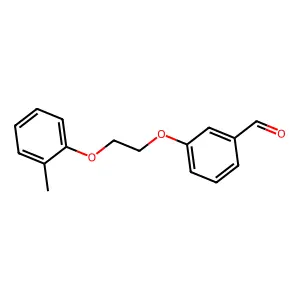 3-[2-(2-Methylphenoxy)ethoxy]benzaldehyde structure