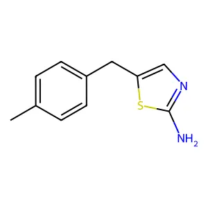 5-[(4-Methylphenyl)methyl]-1,3-thiazol-2-amine structure