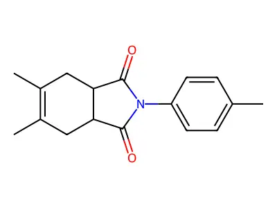 5,6-Dimethyl-2-(4-methylphenyl)-3a,4,7,7a-tetrahydroisoindole-1,3-dione structure