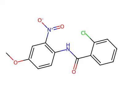 2-chloro-N-(4-methoxy-2-nitrophenyl)benzamide structure