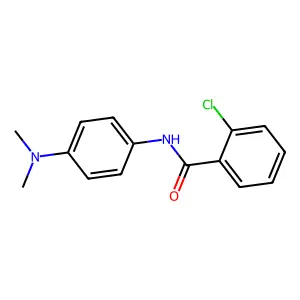 2-chloro-N-[4-(dimethylamino)phenyl]benzamide structure