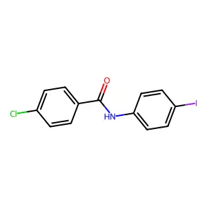 4-chloro-N-(4-iodophenyl)benzamide structure