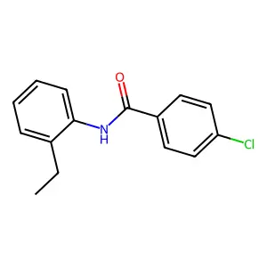 4-chloro-N-(2-ethylphenyl)benzamide structure