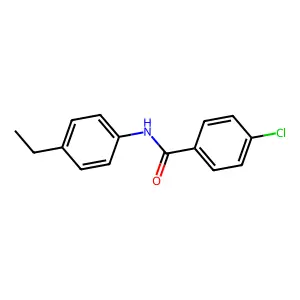 4-氯-N-(4-乙基苯基)苯甲酰胺 structure