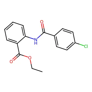 Ethyl 2-[(4-chlorobenzoyl)amino]benzoate structure