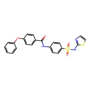 4-phenoxy-N-[4-(1,3-thiazol-2-ylsulfamoyl)phenyl]benzamide structure