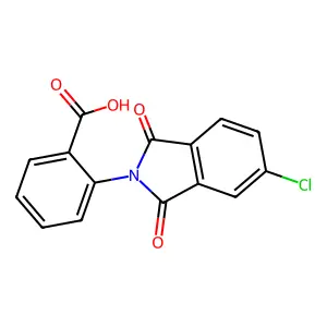 2-(5-Chloro-1,3-dihydro-1,3-dioxo-2H-isoindol-2-yl)benzoic acid structure