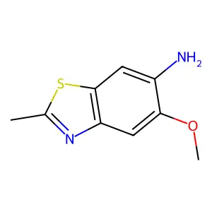 5-Methoxy-2-methyl-1,3-benzothiazol-6-amine structure