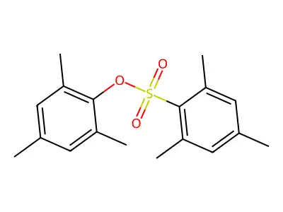 Mesityl 2,4,6-trimethylbenzenesulfonate structure