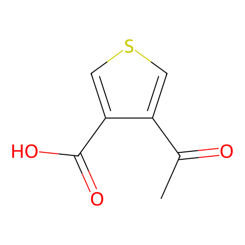 4-Acetylthiophene-3-carboxylic acid structure