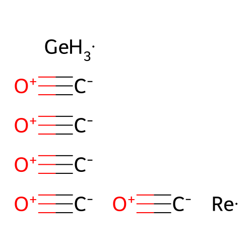 Rhenium, pentacarbonylgermyl- structure
