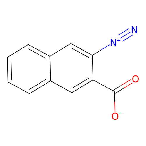 3-Diazonionaphthalene-2-carboxylate structure
