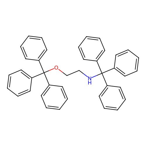 N-Trityl-2-(trityloxy)ethanamine structure