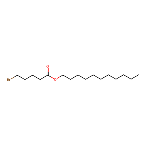 Undecyl 5-bromovalerate structure
