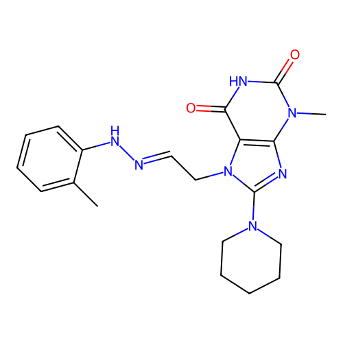 C20H25N7O2 structure