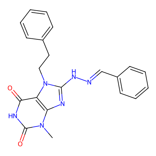 C21H20N6O2 structure