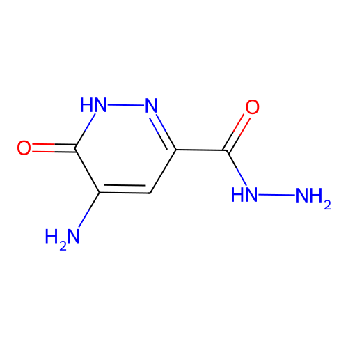 5-Amino-6-oxo-1,6-dihydropyridazine-3-carbohydrazide structure