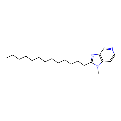1-methyl-2-tridecyl-1H-imidazo[4,5-c]pyridine structure