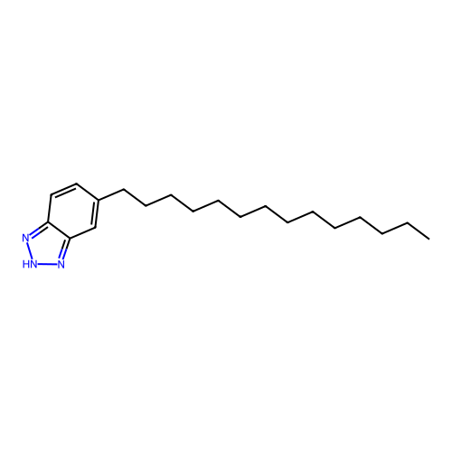 5-tetradecyl-2H-benzotriazole structure
