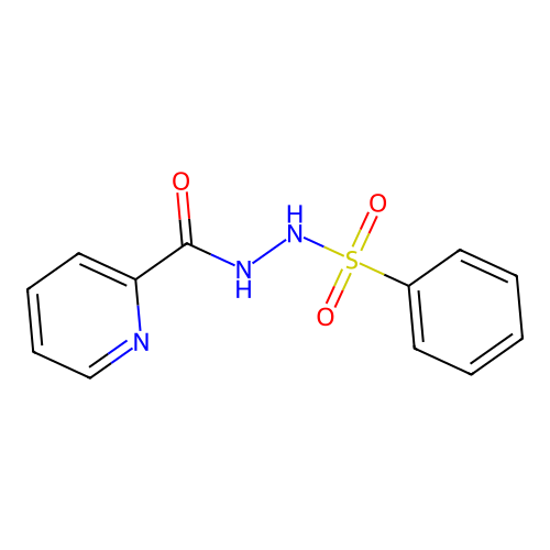N'-(benzenesulfonyl)pyridine-2-carbohydrazide structure