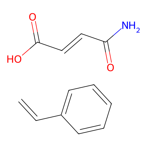 4-Amino-4-oxobut-2-enoic acid;styrene structure