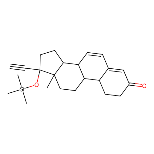 17-O-Trimethylsilyl 6,7-Dehydro Norethindrone structure