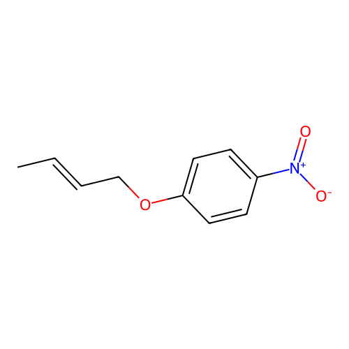 1-But-2-enoxy-4-nitrobenzene structure