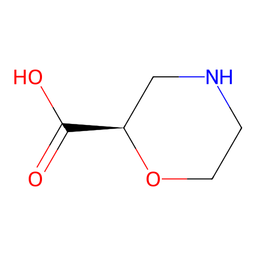 (R)-Morpholine-2-carboxylic acid structure