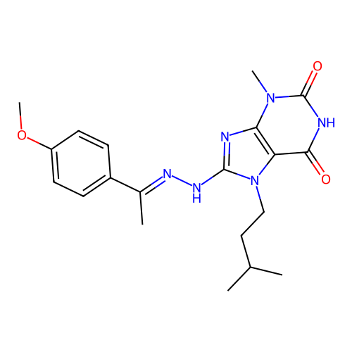 C20H26N6O3 structure