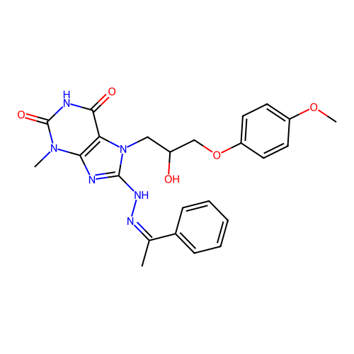 C24H26N6O5 structure