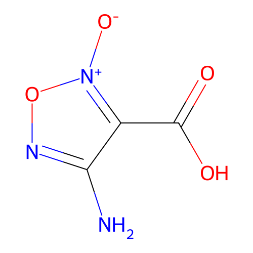 4-Amino-2-oxo-1,2,5lambda~5~-oxadiazole-3-carboxylic acid structure