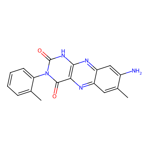8-amino-7-methyl-3-(o-tolyl)benzo[g]pteridine-2,4(1H,3H)-dione structure