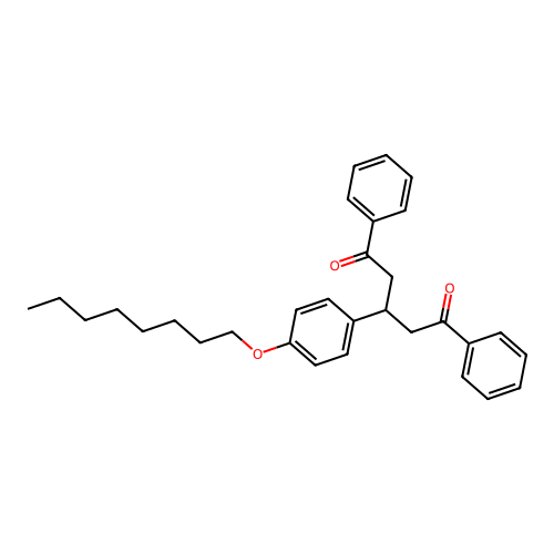 3-[4-(Octyloxy)phenyl]-1,5-diphenylpentane-1,5-dione structure