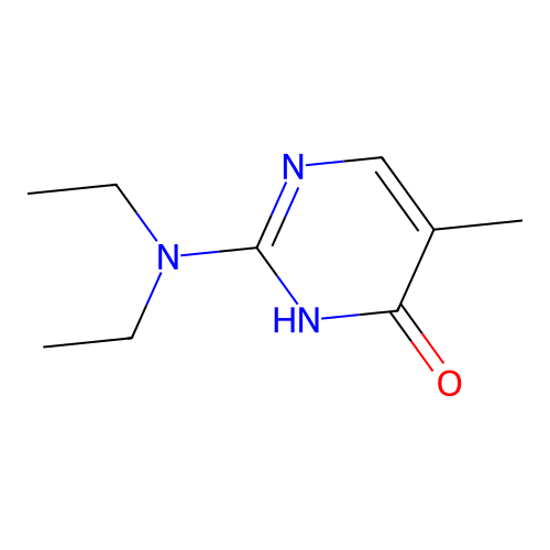2-(Diethylamino)-5-methylpyrimidin-4-ol structure