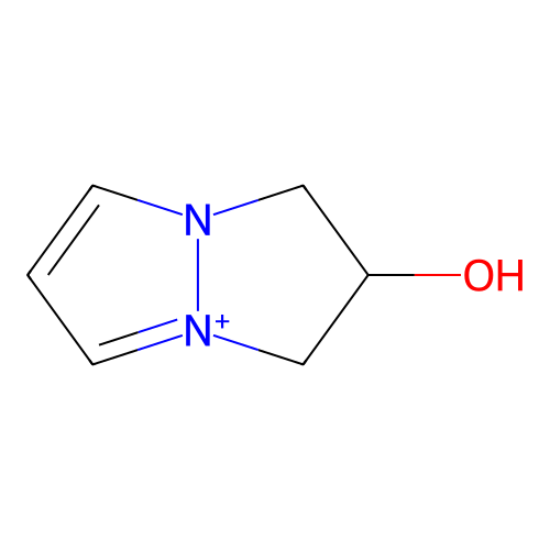 2-hydroxy-2,3-dihydro-1H-pyrazolo[1,2-a]pyrazol-4-ium structure