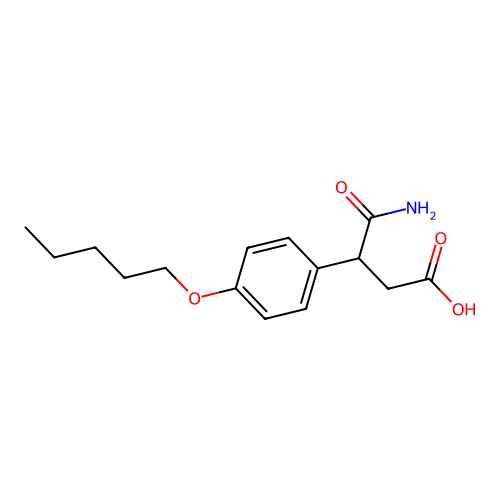 4-Amino-4-oxo-3-(4-(pentyloxy)phenyl)butanoic acid structure