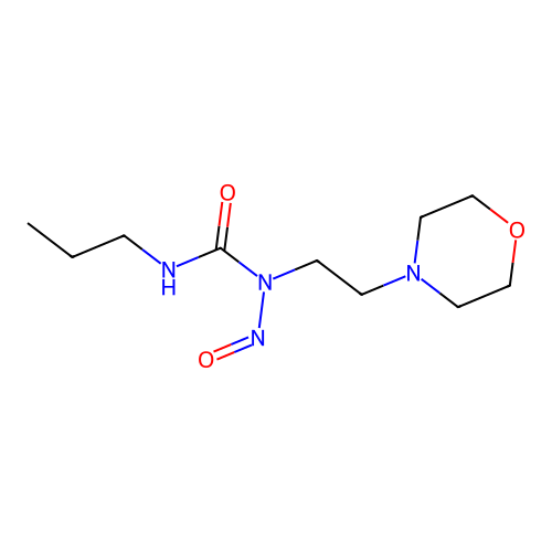 1-[2-(Morpholin-4-yl)ethyl]-1-nitroso-3-propylurea structure