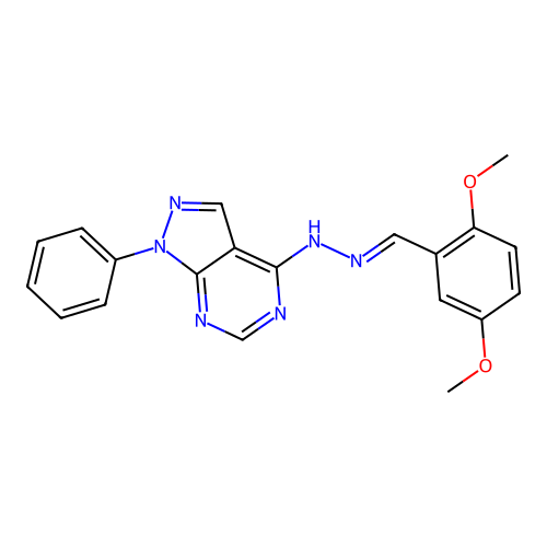 C20H18N6O2 structure