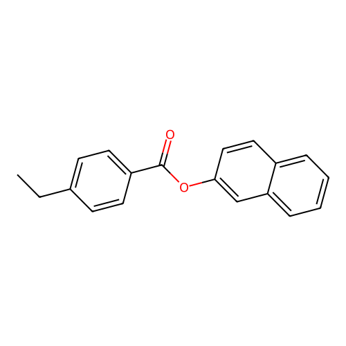 Naphthalen-2-yl 4-ethylbenzoate structure