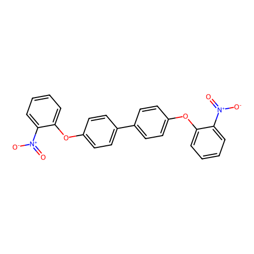 4,4'-Bis(2-nitrophenoxy)-1,1'-biphenyl structure