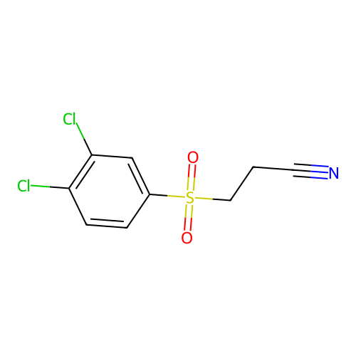 3-(3,4-Dichlorophenyl)sulfonylpropanenitrile structure